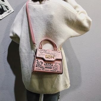 Mini bandolera bolsas para las mujeres Vintage de alta calidad bolsos de cremallera Tote mujer solapa Negro Bolso tipo shopper #20cmX17cmX11cm 
