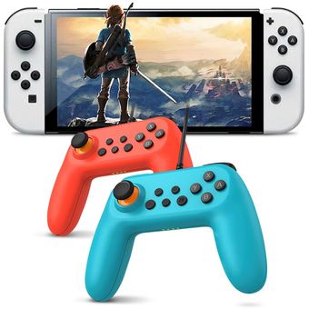 Nintendo Switch OLED (Blanca) + 3 Juegos + Joy Con (Verde/Rosa)