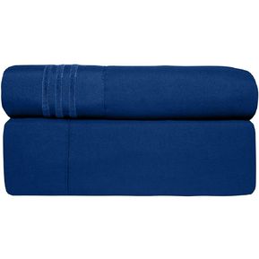 Juego de Sábanas Microfibra Luxury 1500 -Individual -Azul