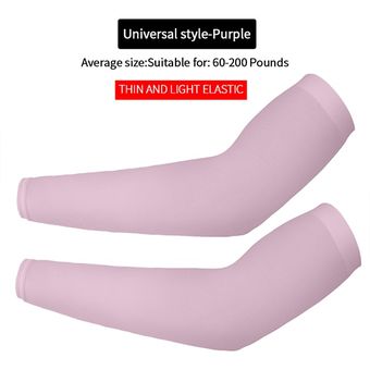 secado rápido Purple Universal#Mangas de brazo de tela transpirable 