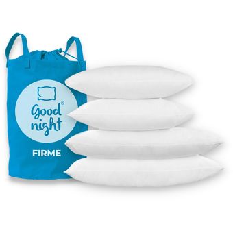 Almohadas King Size Firmes 2 Pack Good Nigth Hotel Premium Con