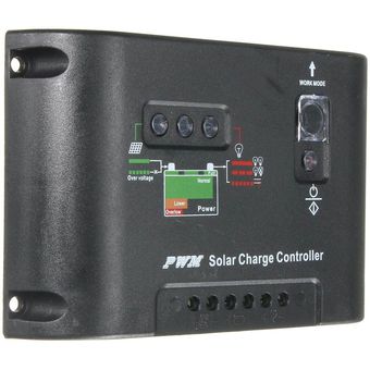 Controlador de carga del panel del regulador solar de potencia 20A PWM Interruptor automático de 12  24V 