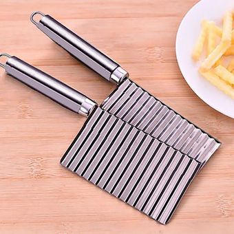 Cuchillo Cortador para Papas Fritas Onduladas