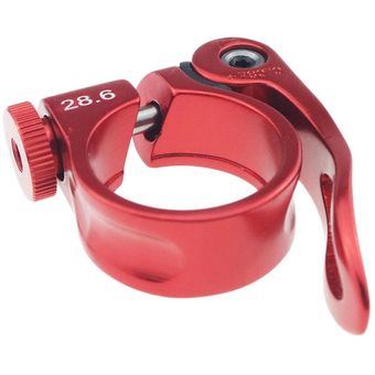 Componente de clip de tijas de sillín de bicicleta de montaña rojo 