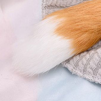 Encantador Little Fox Ball Llavero Llavero Artificial Llavero de Coche Soporte Lindo Mujeres Bolsa Colgante Charm Llavero 1 pieza y café ligero 