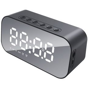 Altavoz Bluetooth V4.2 Havit M3 Radio despertador, pantalla LCD de 5,6 '' con termómetro, Multifunción, color negro