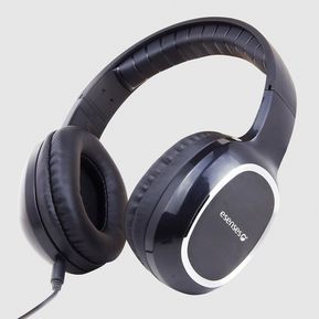 diadema multimedia esenses auriculares grandes negro