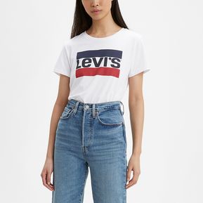 polera levis blanca