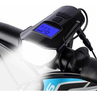 Velocimetro Odometro Para Bicicleta 3 En 1 - Luz Y Pito