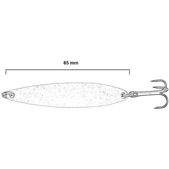 Cuchara de cebo de metal gancho de pesca duradero de acero inoxidable lentejuelas luya pescado cebo 