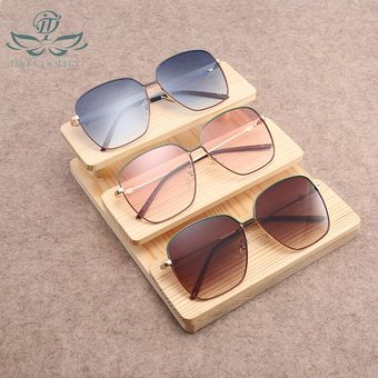 Gradientes cuadrados de gafas de sol paramujer 