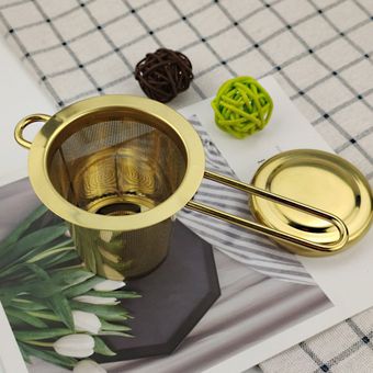 304 Fuga de té de acero inoxidable con fugas de té ligero de lujo de lujo barril de té 