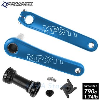 de aleación de aluminio #170mm blue and BB con parte inferior PROWHEEL-bielas para bicicleta de montaña 170175mm compatibles con SRAM 89101112 velocidades 
