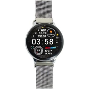 Reloj inteligente con dos correas metal y silic n SA Linio