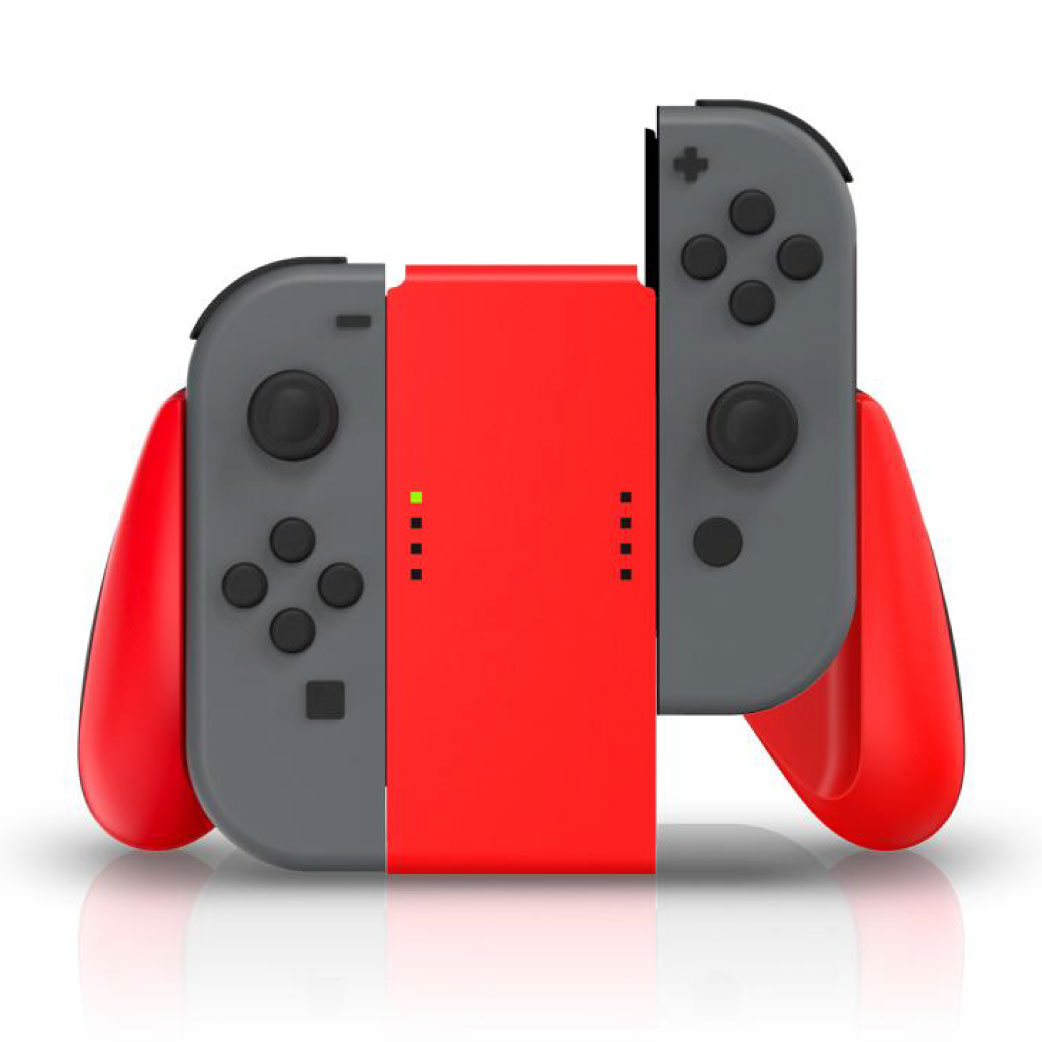 Joy-con Comfort Grip Control Nintendo Licensed Product Rojo