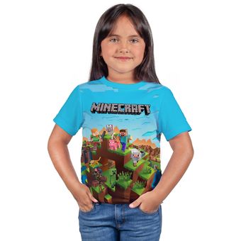 Minecraft Camiseta para niñas 