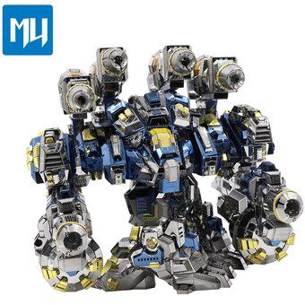 MU 3D Metal Puzzle Star Craft Thor Armor YM-N020 2 en 1 Modelo móvil d 