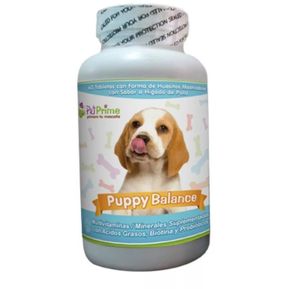 Puppy Balance Perros Cachorros Vitaminas Probioticos 60 Tab