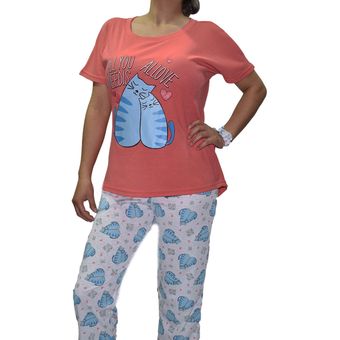 Pijama Santana Mujer Agatha Coral 