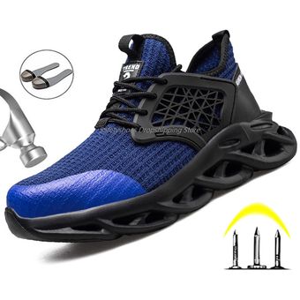 zapatos de seguridad Zapatillas de trabajo para hombre botas de trabajo con punta de acero antigolpes 