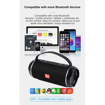 Altavoz Bluetooth portátil de alta potencia al aire libre 40W Tg116c 