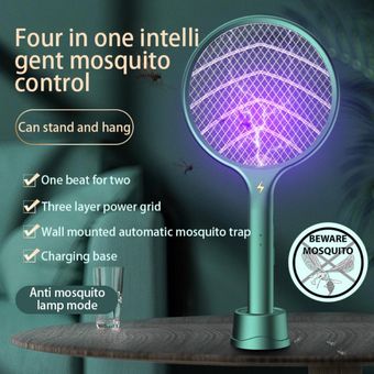 lámpara recargable por USB tres Matamosquitos eléctrico con 6 LED 