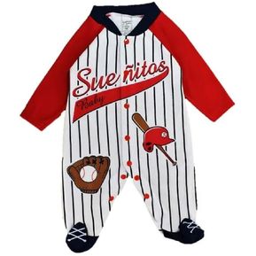Pijama Bebe niño Beisbol Roja