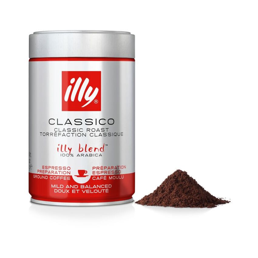 Café Molido Tostado Medio illy Lata 250 Grs⇒ Mejor Precio