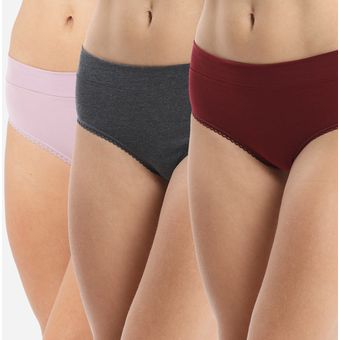 UNIVERSITY CLUB Pack de 3 Calzones Mujer University Club