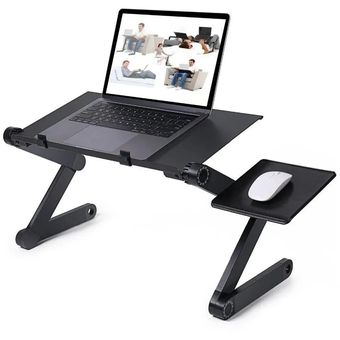 Mesa Plegable Portátil Laptop Ajustable Tablet Oficina - TECNO-ONLINE