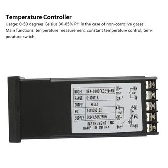 AN Salida de relé del termostato del controlador de t REX-C100FK02-M 