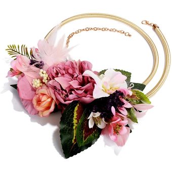Cinturones florales delicados Vintage de flores para mujer elegante 