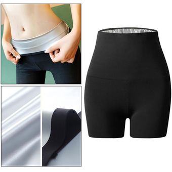 Pantalones de Sauna para mujer mallas térmicas Pantalones cortos L 