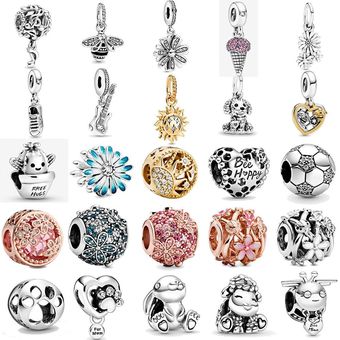 Spring Series 925 Cuentas De Plata Esterlina Encanto Rosado Spring Series 925 Cuentas De Plata Esterlina Encanto Rosado