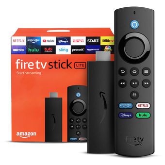 Fire Tv Stick Lite 2021 Alexa Full Hd Voz Negro Nuevo