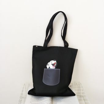 bolsa de mano de tela Ukiyoe-Bolso de compras de lona para mujer d 