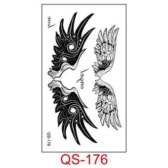 Inglés Cat Pentagram Diamond Harajuku Personalidad Pegatina de tatuaje lindo QS-176 