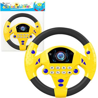 Volante de simulación de conducción para niños Con Base nuevo juguete educativo copiloto 