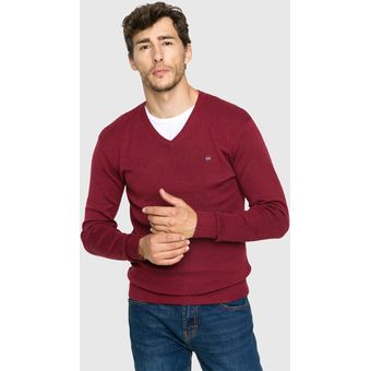 Sweater De Algodón Hombre University Club-Gris 