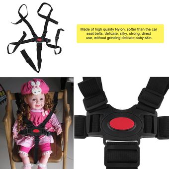 Bebé de 5 puntos de arnés de seguridad Cinturón de alta calidad Silla de comedor del cinturón de seguridad del vendaje 