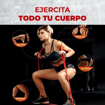 Bandas Elásticas Circulares Musculación Fitness Gym Set X 4