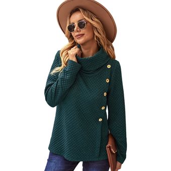 Suéter Turtleneck Knitwear Color sólido de las mujeres suéter de moda cálido Suéter Turtleneck Knitwear Color sólido de las mujeres suéter de moda cálido