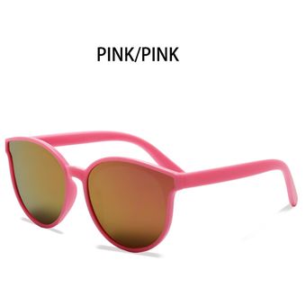 infantiles UV400 Unisx-gafas de sol de ojo de gato para niños y niñas lentes de sol redondo Vintage 