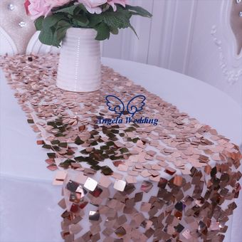 pl dorado cuadrado RU009S-Nuevo diseño elegante para boda grande 