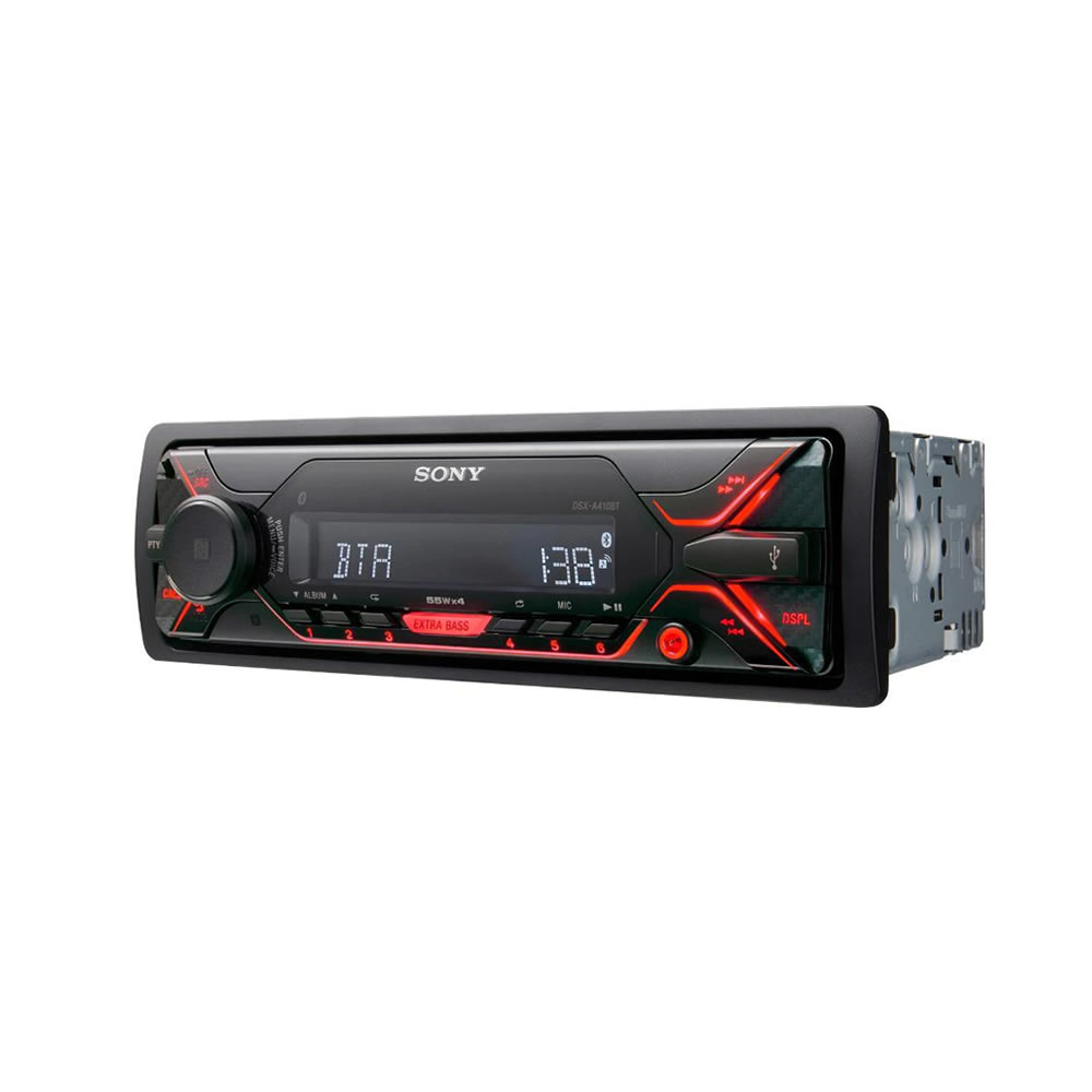Autoestéreo Sony DSX-A410BT Conectividad Bluetooth - Negro