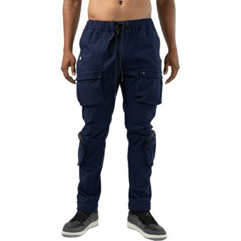 Pantalon cargo online azul