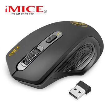 Ratón inalámbrico Usb mouse ergonomía mudo ratón Pc 