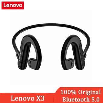 Lenovo X3 Auriculares Bluetooth de conducción ósea-Negro 