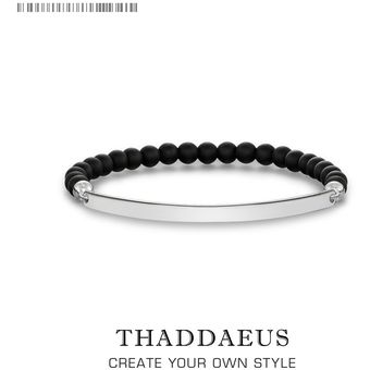 Pulsera Cuentas De Obsidiana Nuevas Joyas Europeas Tms Y 