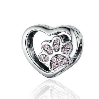 Plata 925 Encanto Cactus Animal Conejo Gato Y Perro En Forma Plata 925 Encanto Cactus Animal Conejo Gato Y Perro En Forma